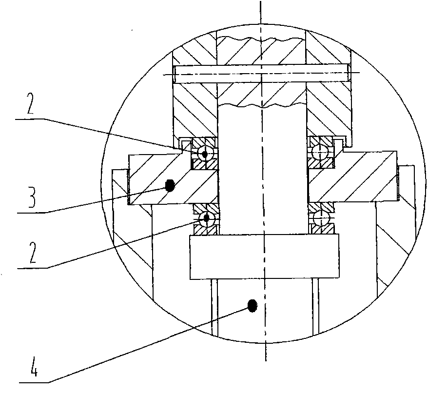 Lift device for opening and closing of oil tank hatchcover