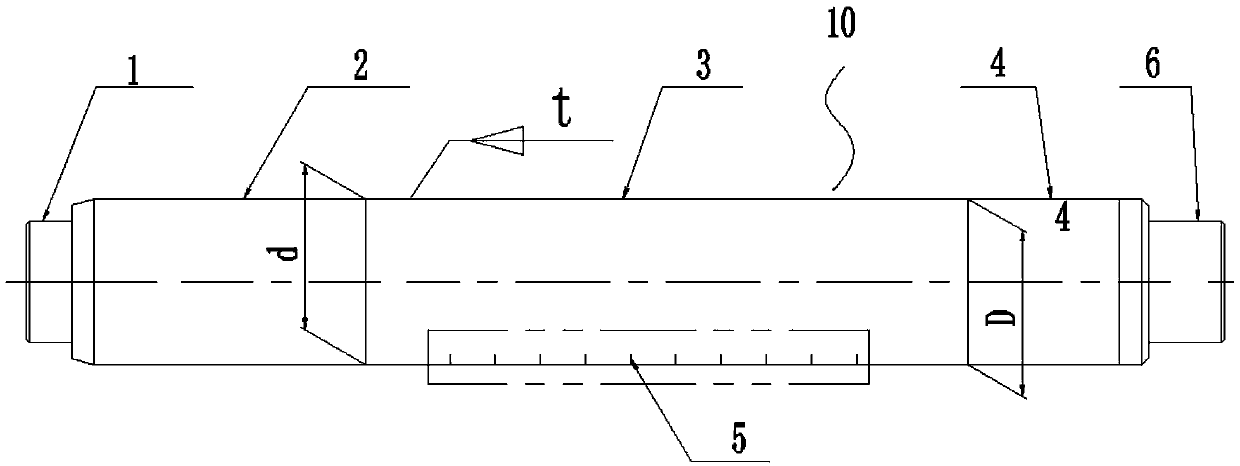 Measuring tool and measuring method for tilting-pad bearing aperture