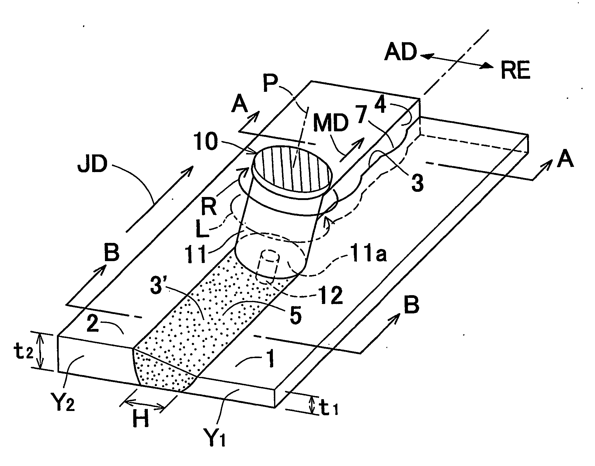 Manufacturing method of butt joint, butt joint, manufacturing method of bent member, and friction stir joining method