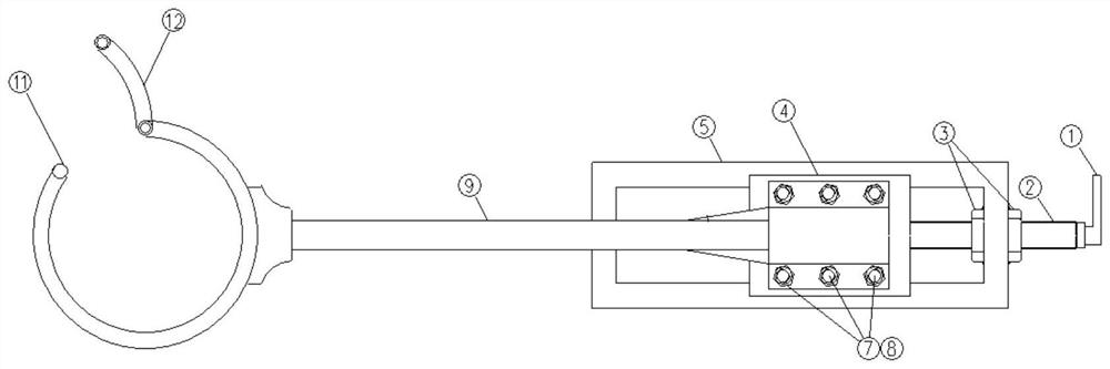 Ship hatch coaming wind pipe belt arrangement device and arrangement method