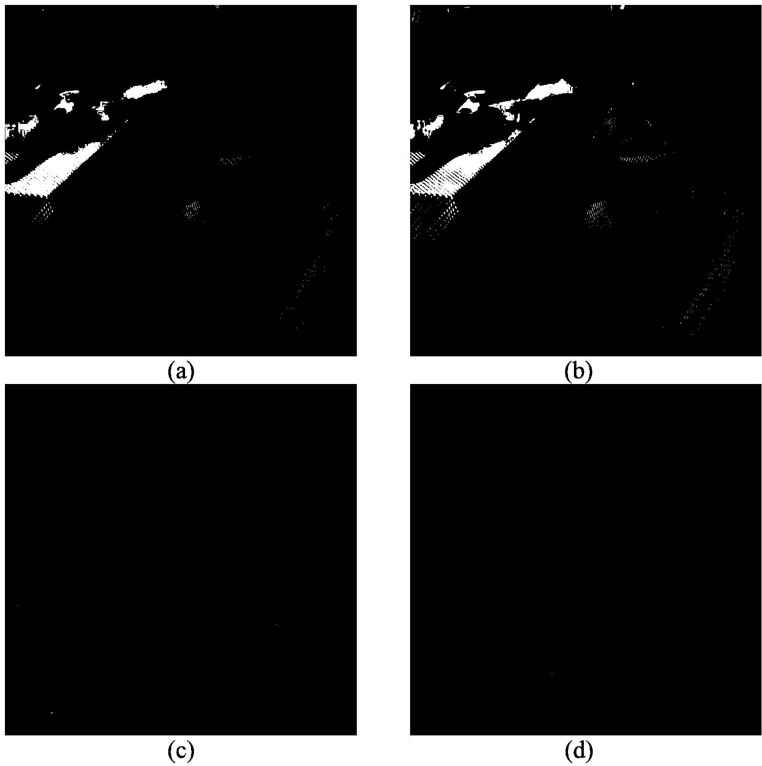 Image residual signal based non-local mean value image de-noising method