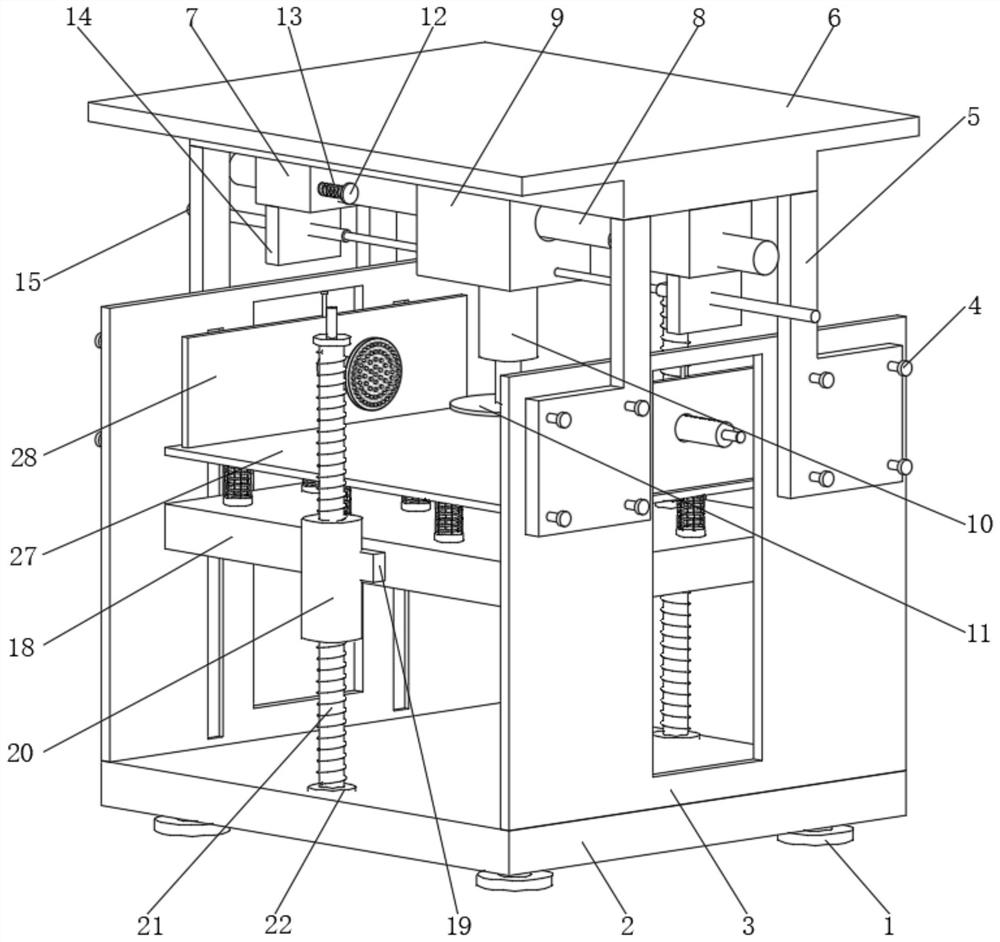 Numerical control tray stamping equipment