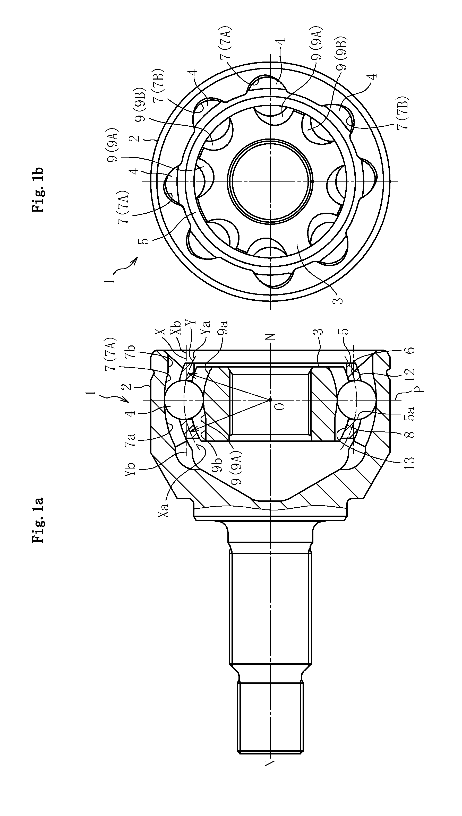 Fixed constant velocity universal joint