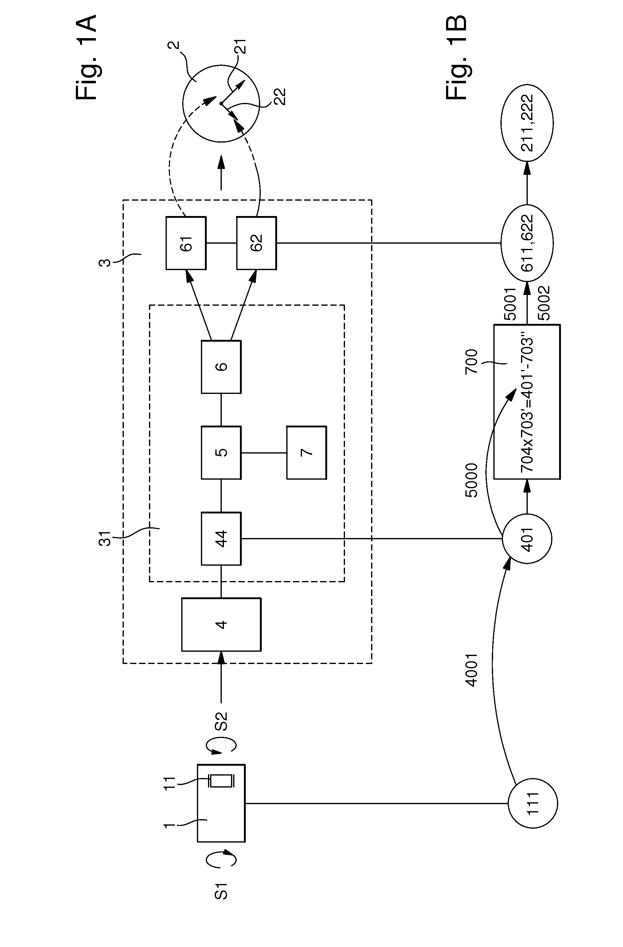 Method and device for obtaining a continuous movement of a display means