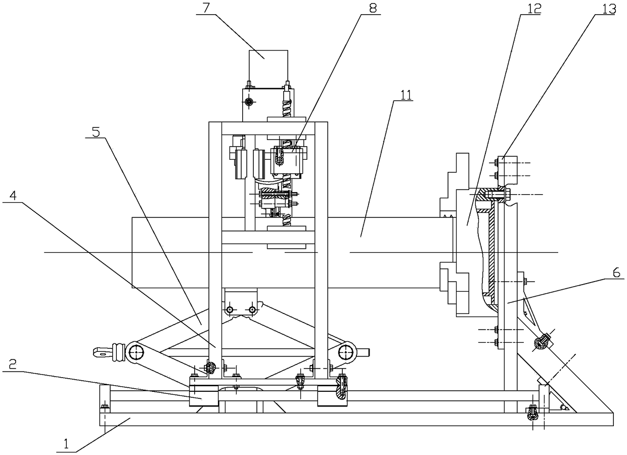 A semi-automatic profiling pipe intersecting line cutting equipment capable of processing grooves