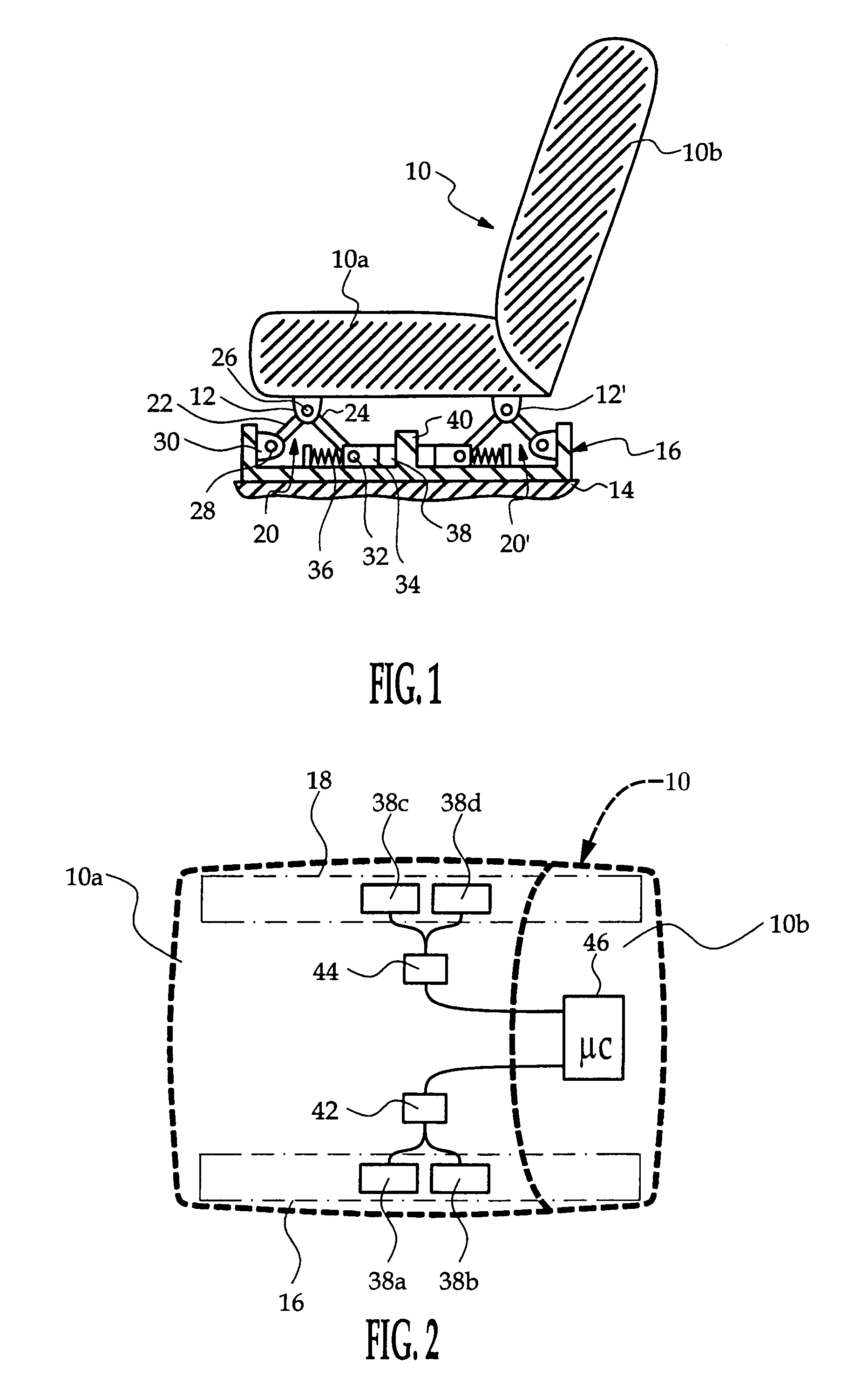 Frame-based occupant weight estimation apparatus having compliant linkage assembly