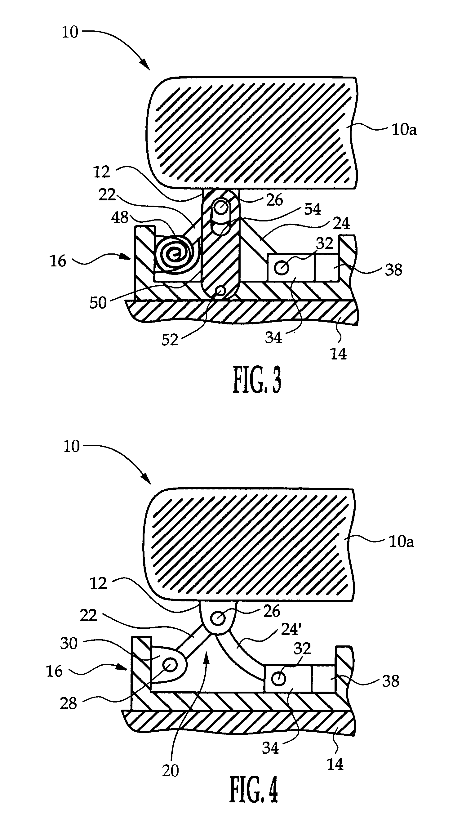 Frame-based occupant weight estimation apparatus having compliant linkage assembly
