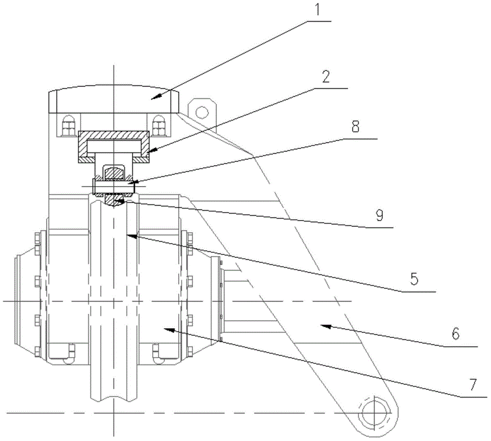 Auxiliary roller support device