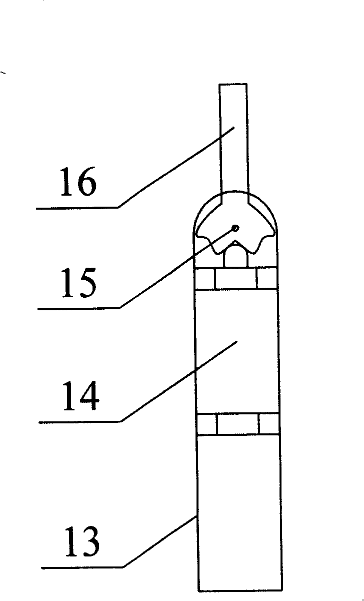 Anti-blowing out device for reusable anti-blowing plug