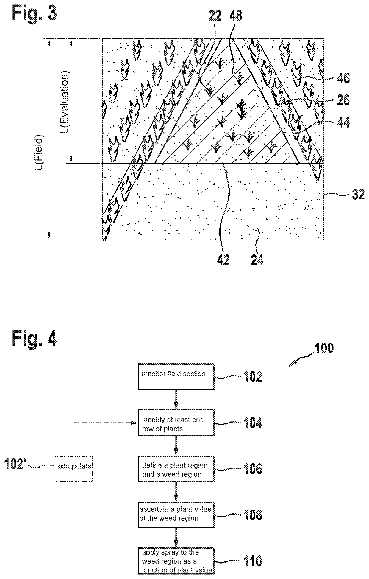 Method for applying a spray to a field