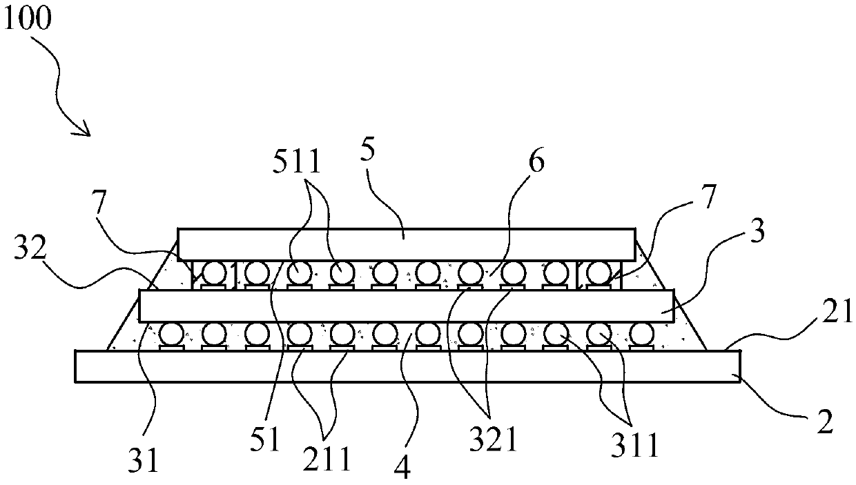 Crystal plate stacked structure and manufacturing method thereof