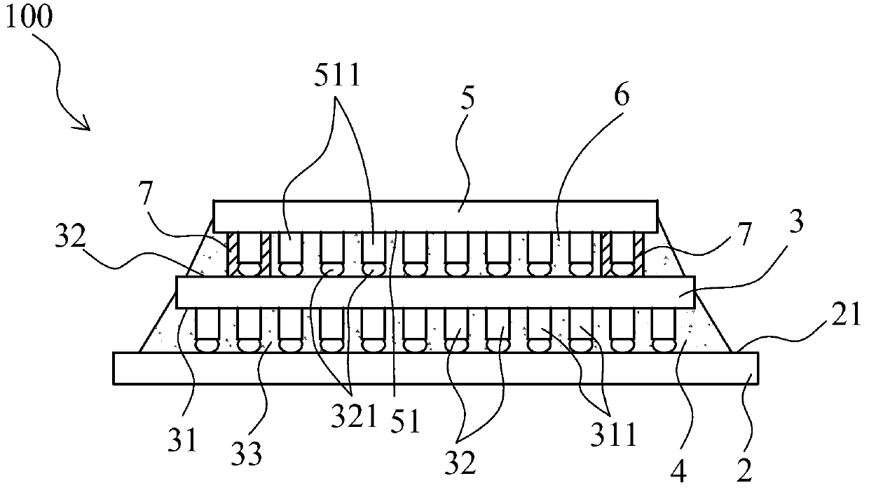 Crystal plate stacked structure and manufacturing method thereof