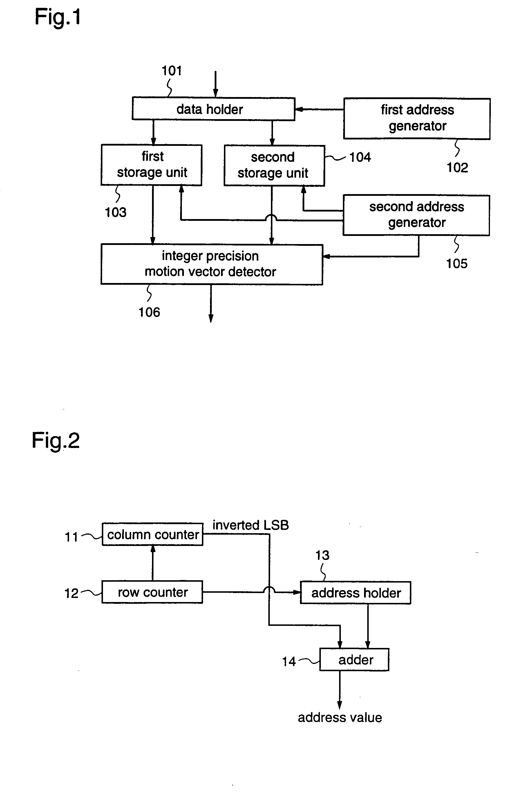 Motion vector detection apparatus for performing checker-pattern subsampling with respect to pixel arrays