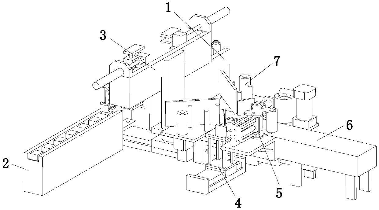 Paper pasting process of full-automatic new energy battery paper pasting machine