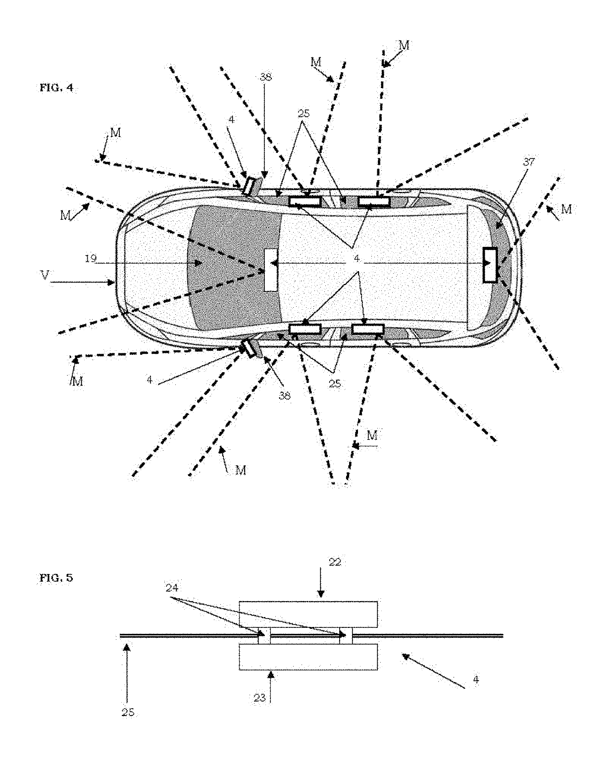 Alarm, safety device and device for expelling attackers for motor vehicles