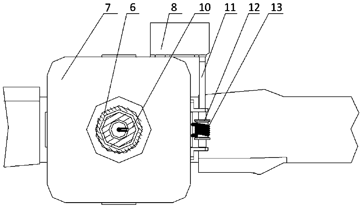 A coaxial dual-rotor structure