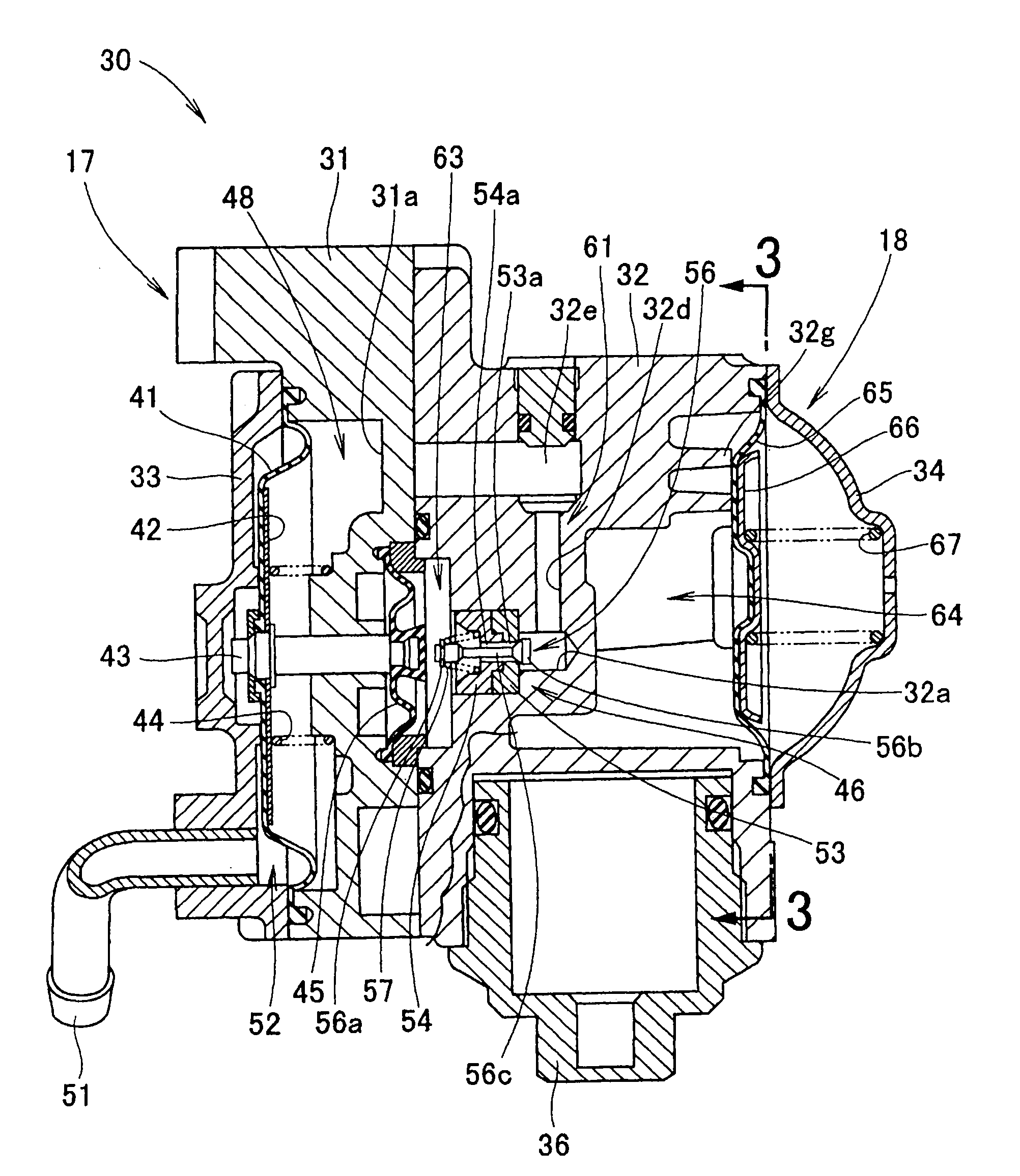 Adjuster for gas engine