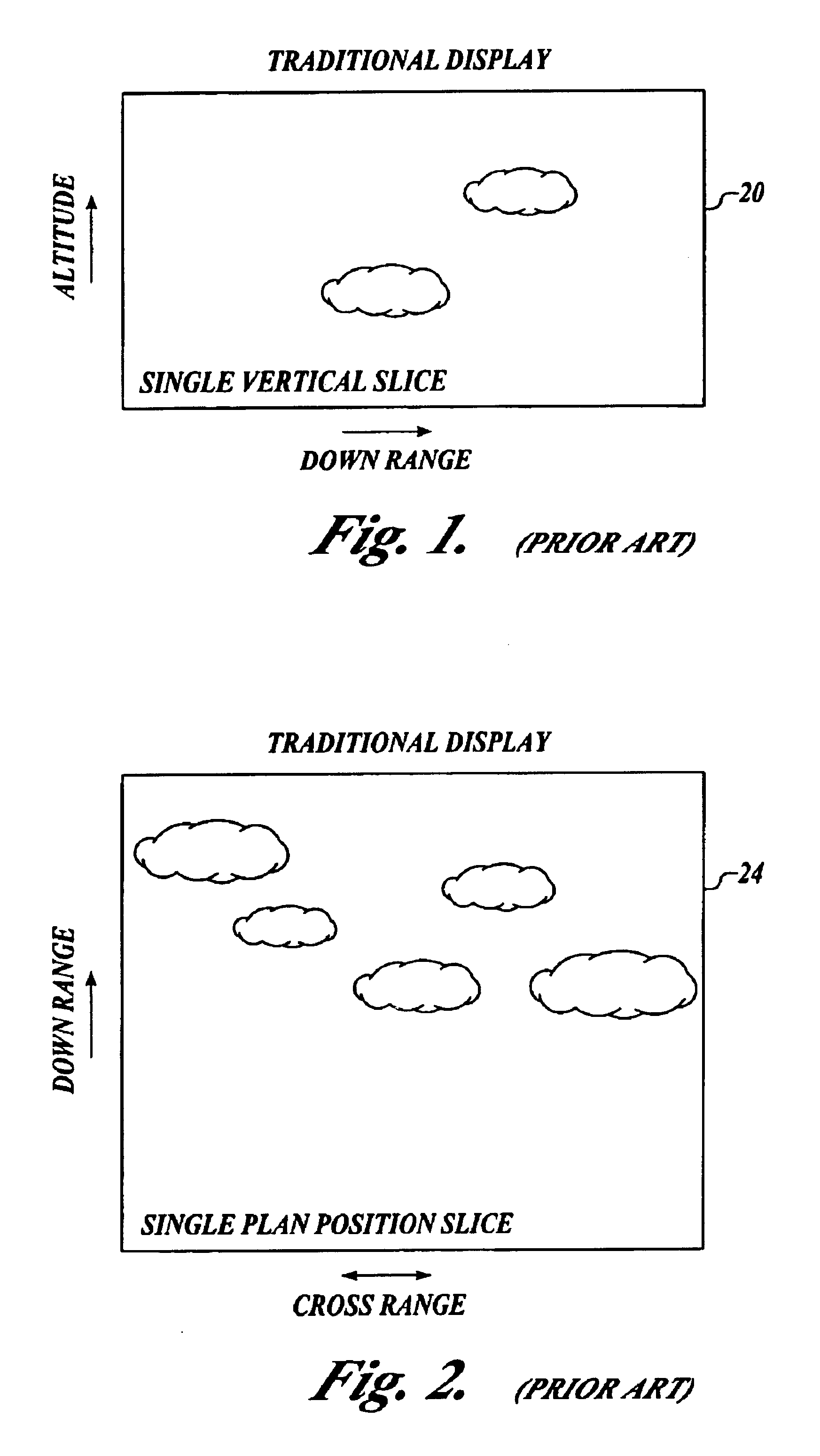 Vertical profile display with arbitrary plane