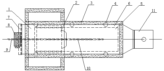 Device capable of effectively improving sand filling effect of steel ladle