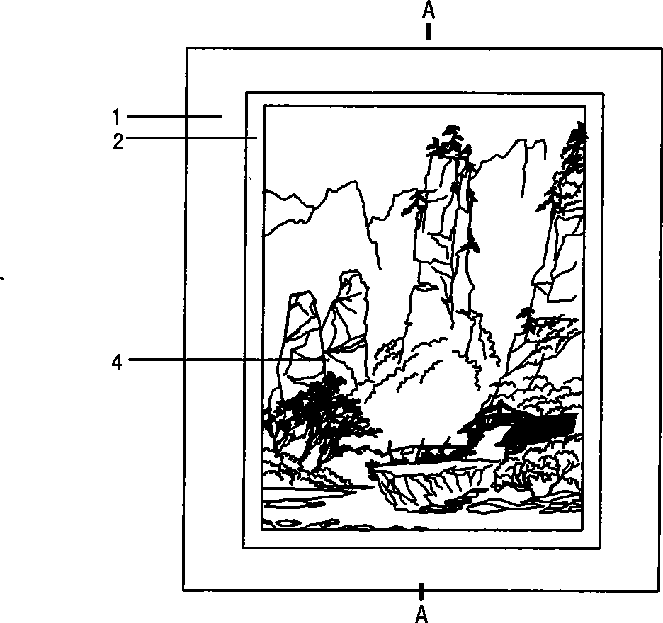 Natural stone poster and production method