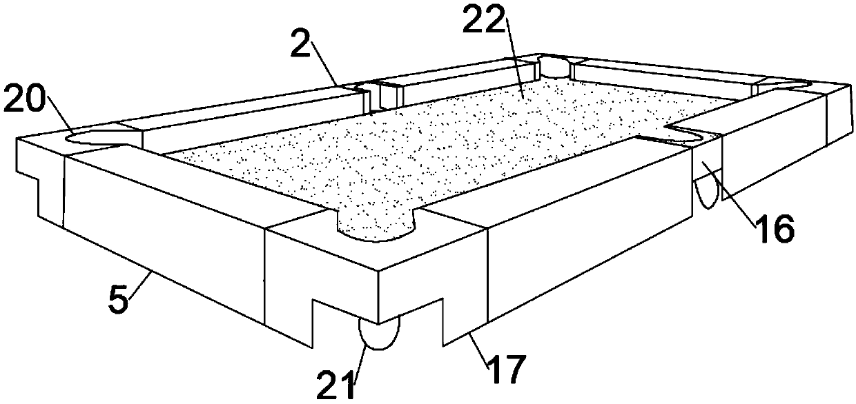 Snookball apparatus easy to assemble and mounting method thereof