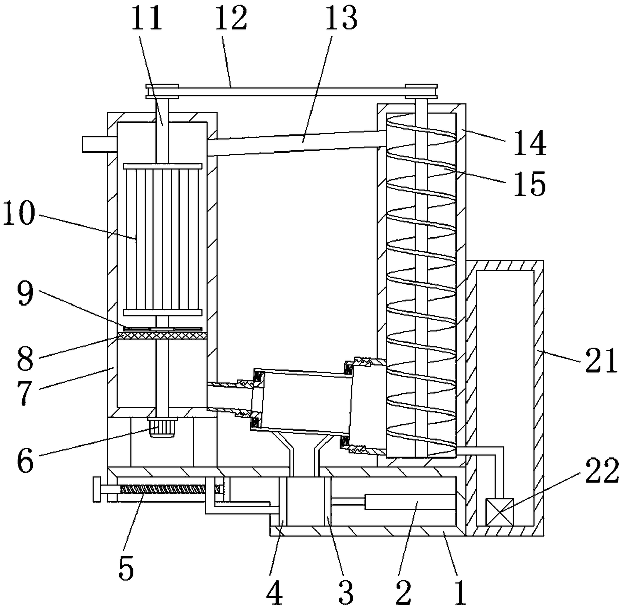 Waste drug compressing device with disinfection function for pharmaceutical technological development