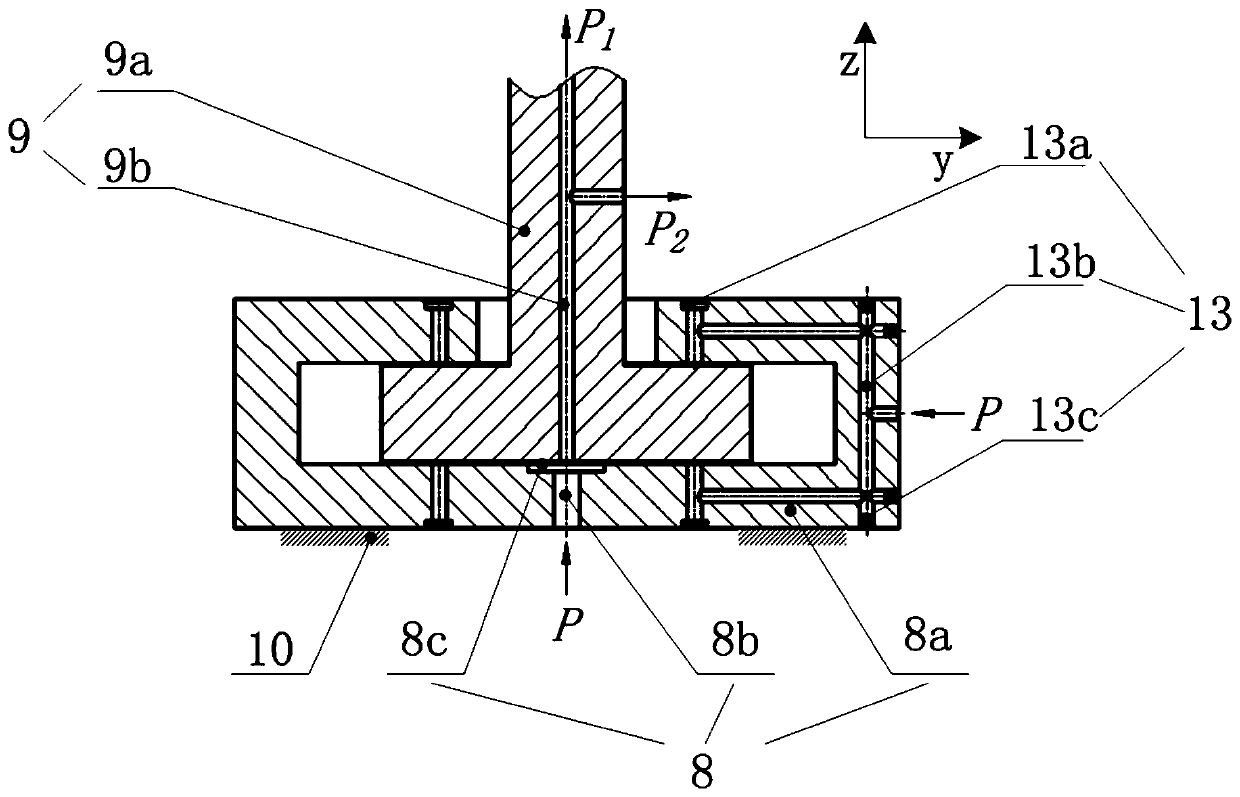 Non-contact air supply device of air flotation physical simulation platform with closed air film seal