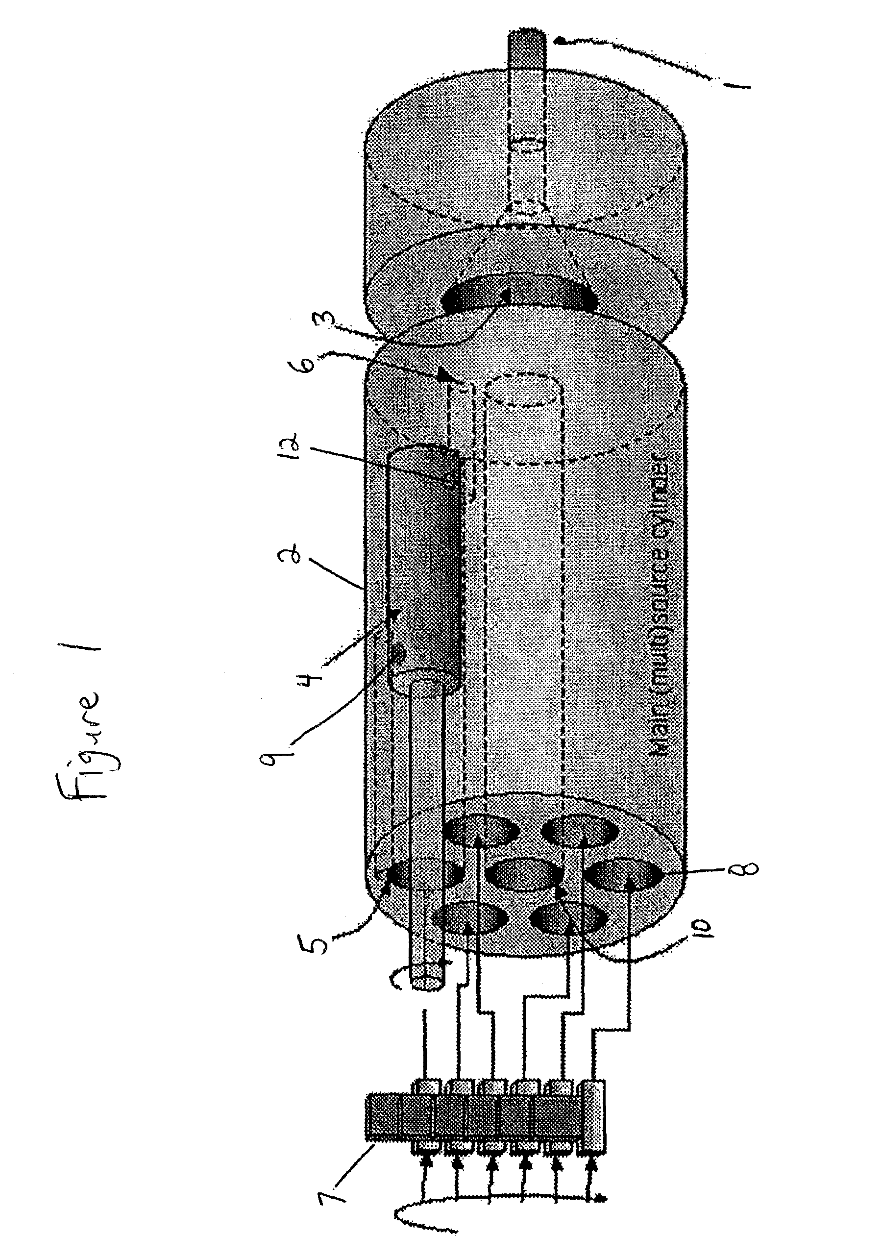 Device and method for organic vapor jet deposition