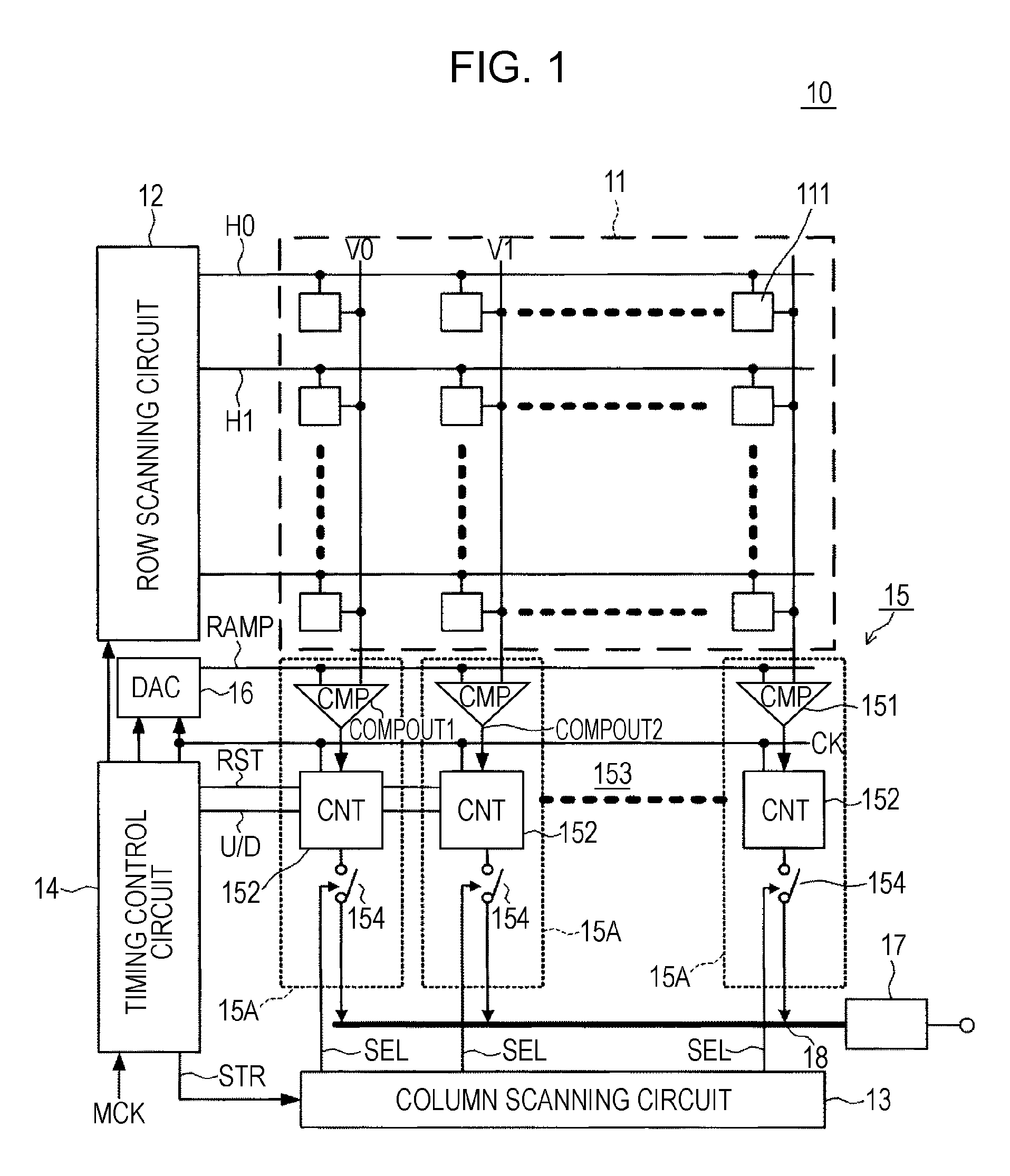 A/d conversion circuit, solid-state image sensor, and camera system