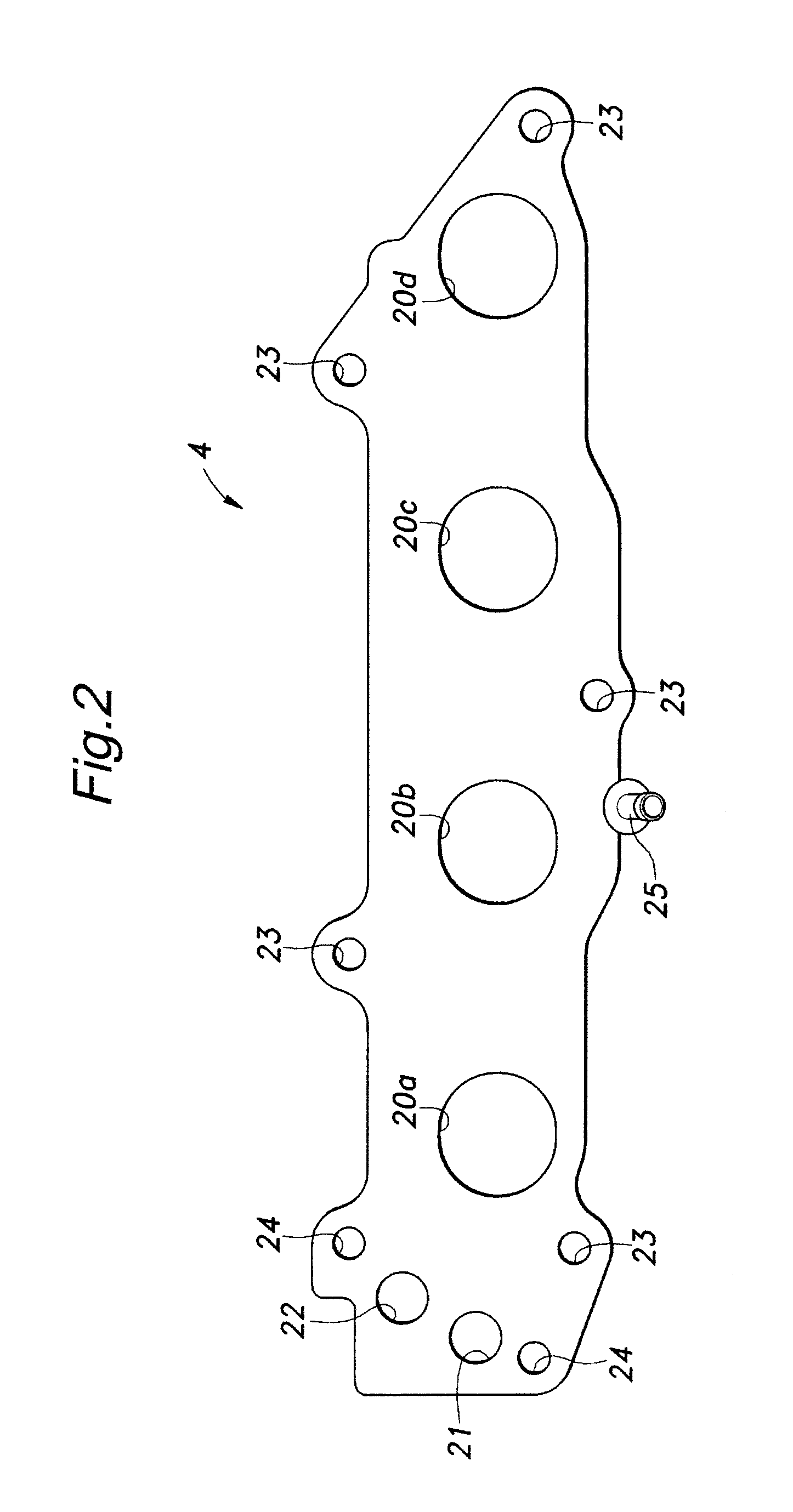 Exhaust gas recirculating device for internal combustion engines