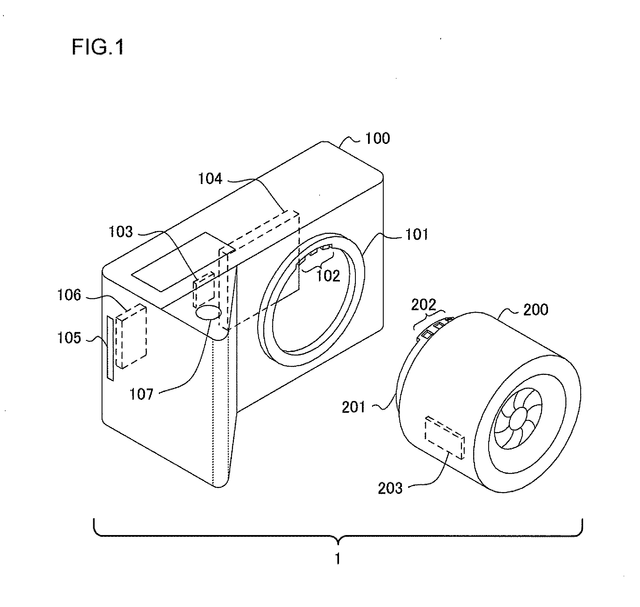 Interchangeable lens and camera body