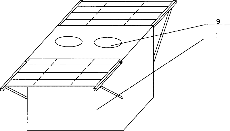 Sun-shading device for air-cooled heat pump unit