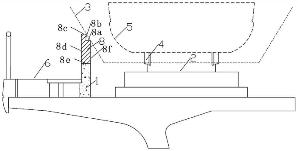 High-speed railway noise reduction structure