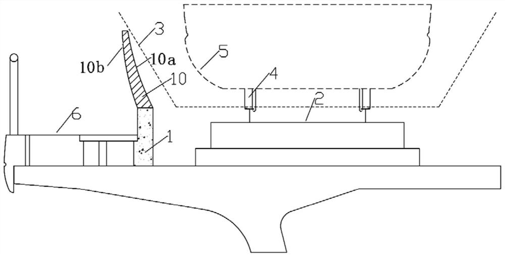 High-speed railway noise reduction structure