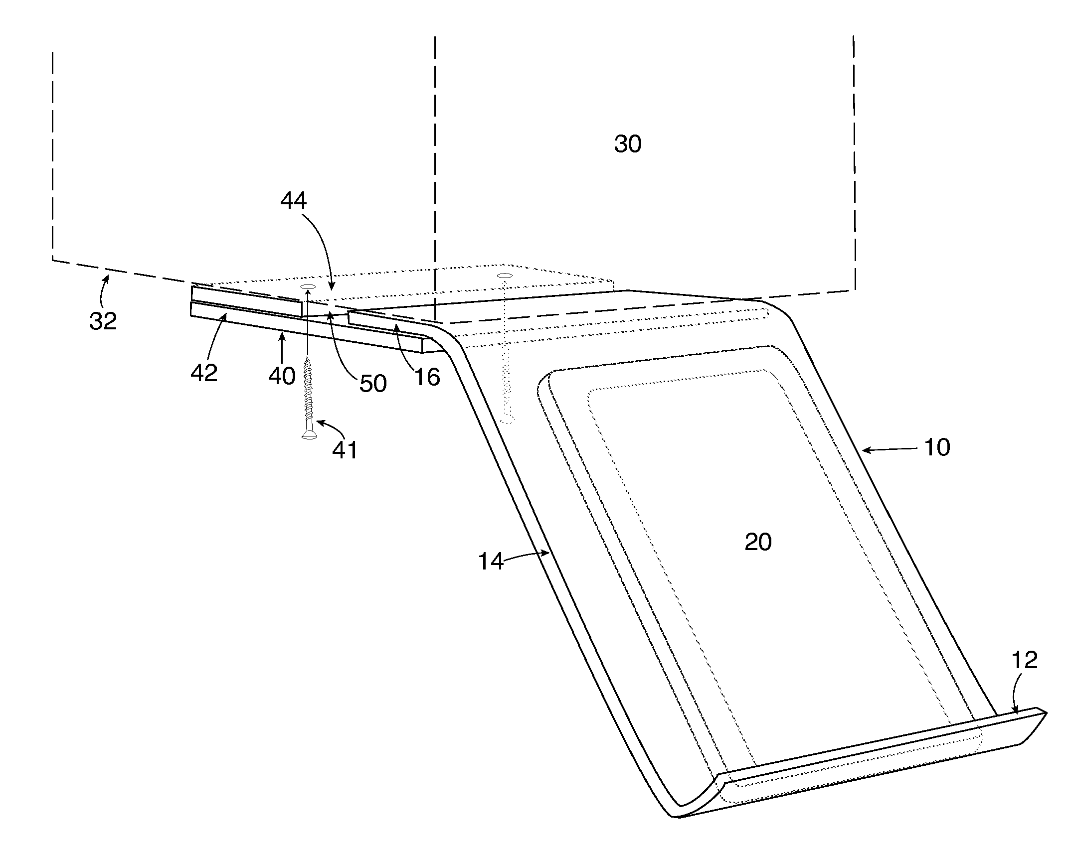 Electronic tablet mount