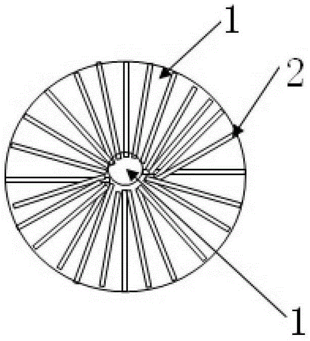 A contact with the function of controlling the directional expansion movement of vacuum arc