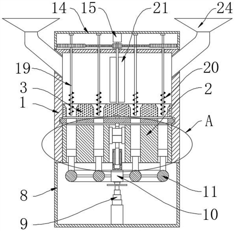 Straw briquetting equipment for agricultural machinery