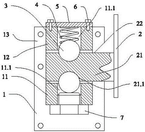 Spherical hinged support for opening and closure of door