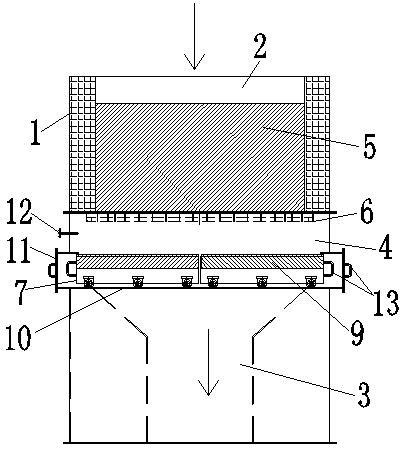 Intelligent temperature control interlocking ammonium chloride interception and cleaning integrated device