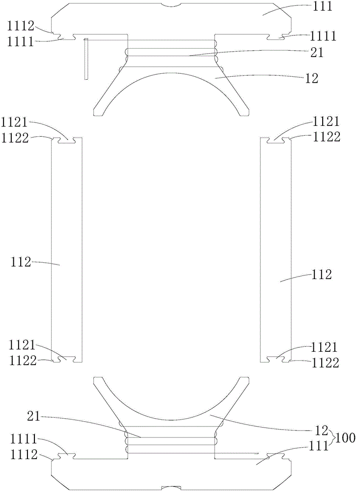 Series excitation motor, stator core thereof, stator and manufacturing method of stator