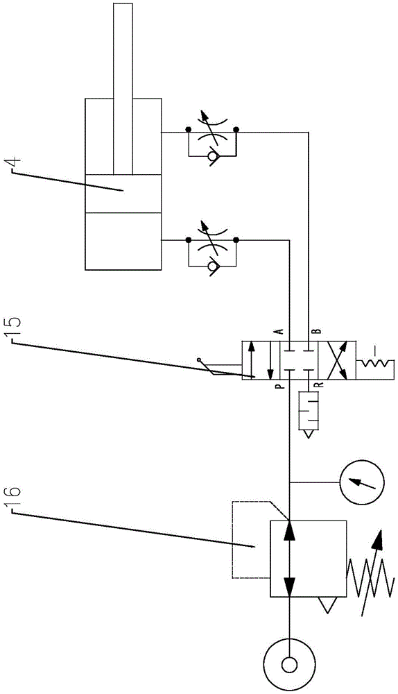 Pneumatic assembling tool for compression springs