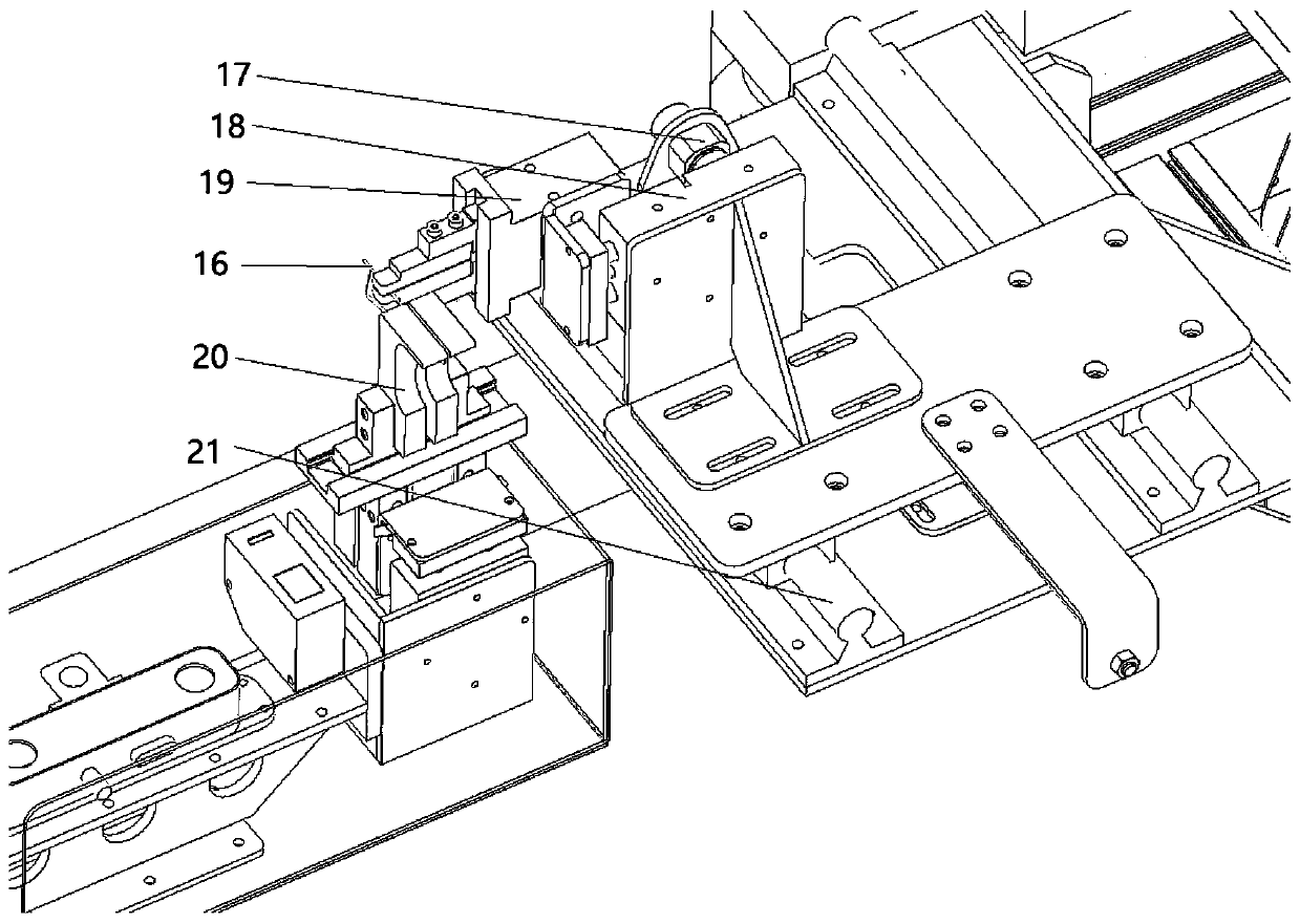 Wire label-hanging device and method