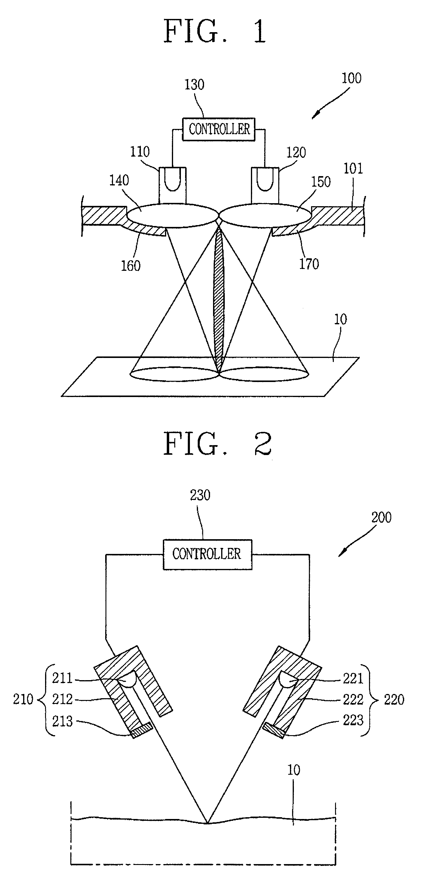 Detecting apparatus and method of robot cleaner