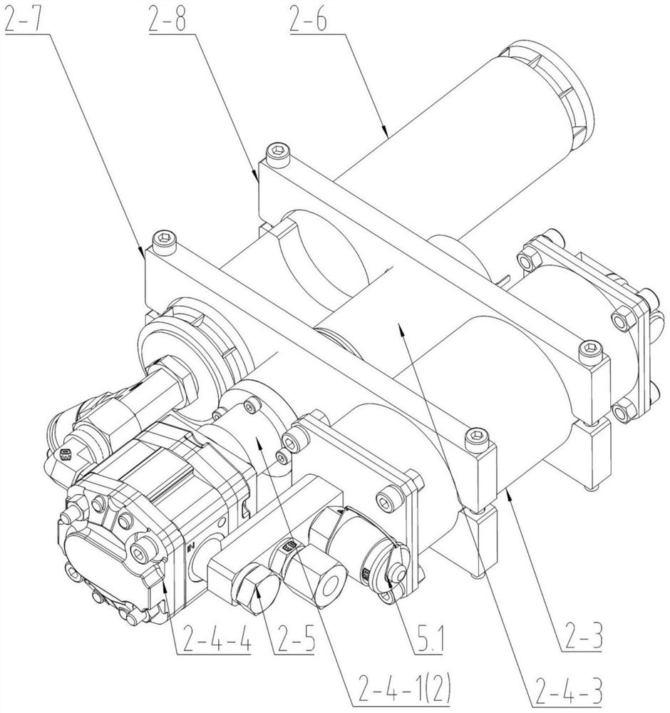 Miniature high-precision electro-hydraulic proportional synchronizing system capable of adjusting contraction-expansion nozzle actuating ring