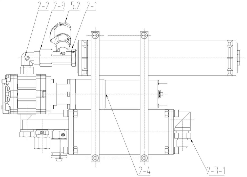 Miniature high-precision electro-hydraulic proportional synchronizing system capable of adjusting contraction-expansion nozzle actuating ring