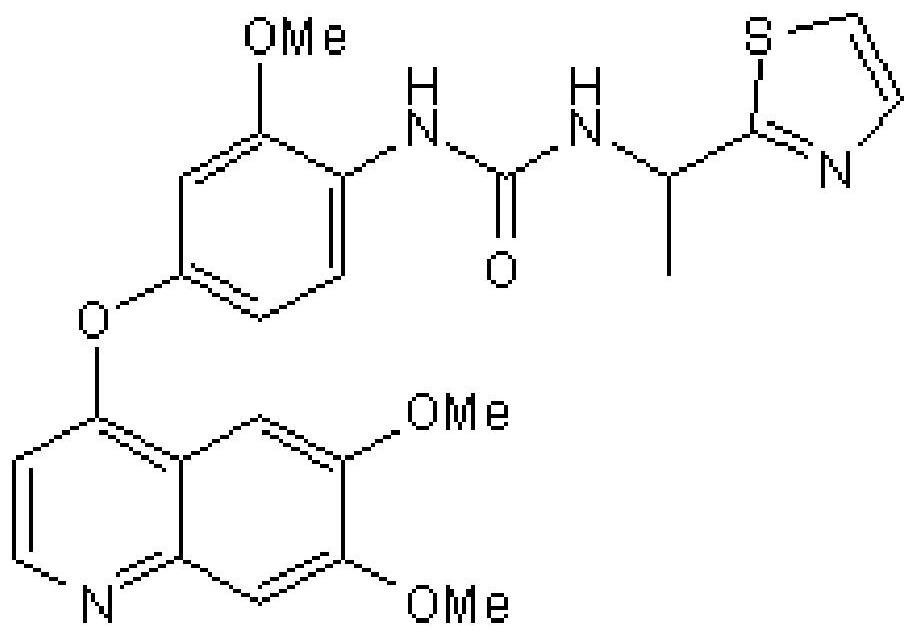 Medicament for treating tumor with csf1r as drug target and preparation method thereof