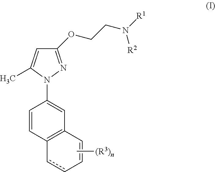 5-methyl-1-(naphthalen-2-yl)-1H-pyrazoles useful as sigma receptor inhibitors