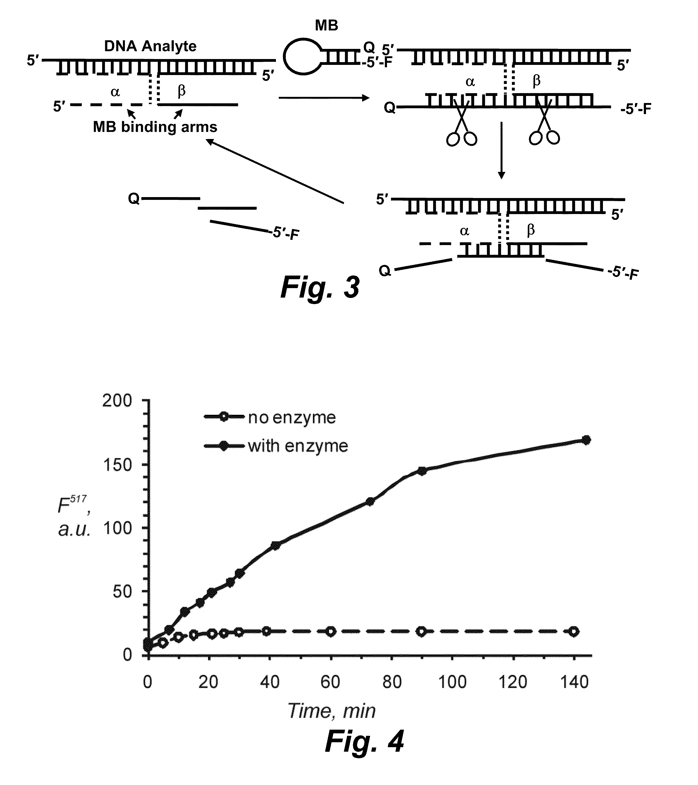 Binary probe system for sensitive detection of target analytes