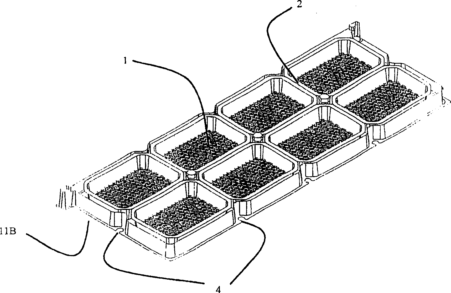Device for the production of comb honey