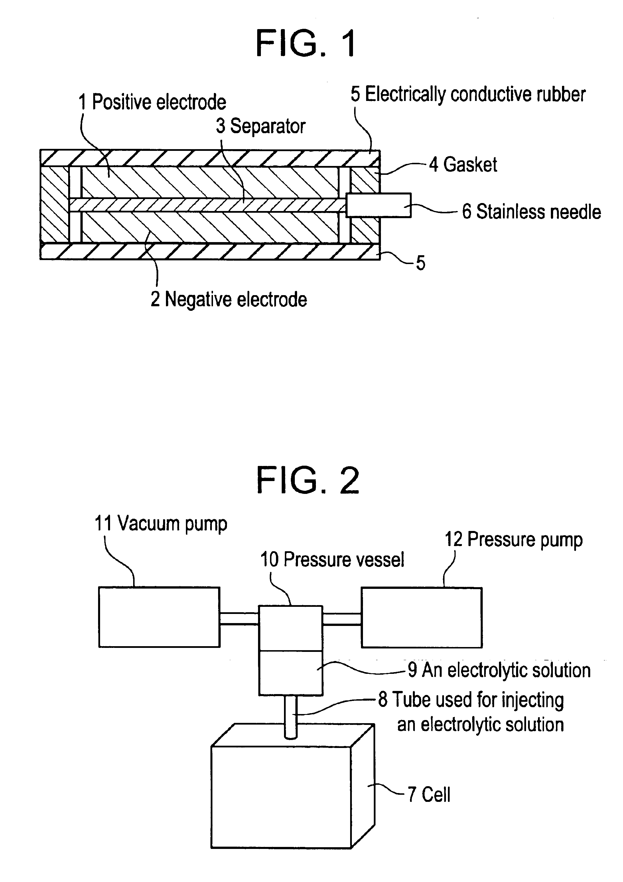 Method of producing electric cells using substance injection